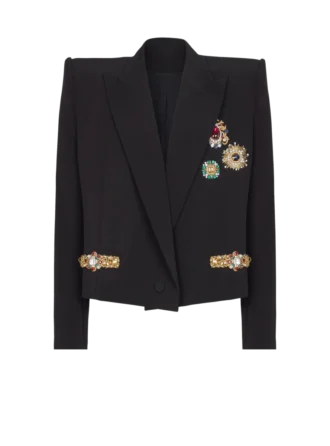 Kurze bestickte Jacke