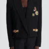 Kurze bestickte Jacke Kurze bestickte Jacke