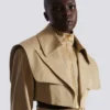 Kurze Gabardine-Jacke Kurze Gabardine-Jacke