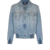 Kurze, gefütterte Jeansjacke Kurze, gefütterte Jeansjacke