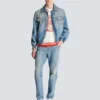 Kurze, gefütterte Jeansjacke Kurze, gefütterte Jeansjacke