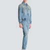 Kurze, gefütterte Jeansjacke Kurze, gefütterte Jeansjacke