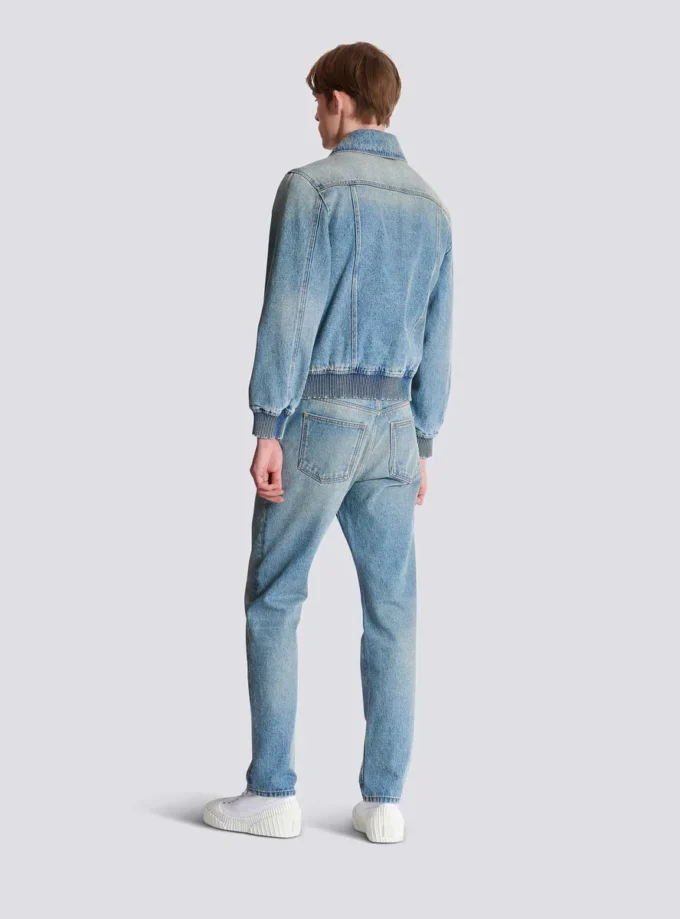 Kurze, gefütterte Jeansjacke Kurze, gefütterte Jeansjacke