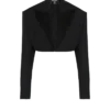 Kurze Jacke aus Grain de Poudre Kurze Jacke aus Grain de Poudre