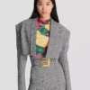 Kurze Jacke aus Prince-of-Wales-Jacquard Kurze Jacke aus Prince-of-Wales-Jacquard