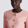 Kurze Lammfelljacke