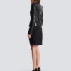 Kurze Peplum-Jacke aus Lammleder