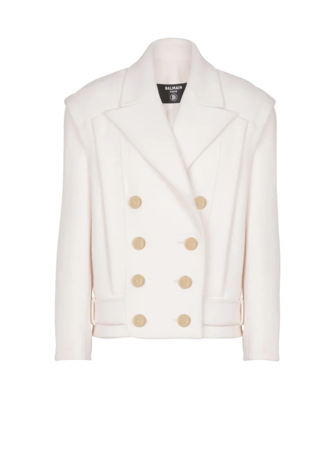 Kurze Reefer-Jacke aus Wolle Kurze Reefer-Jacke aus Wolle