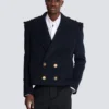Kurze Reefer-Jacke aus Wolle Kurze Reefer-Jacke aus Wolle