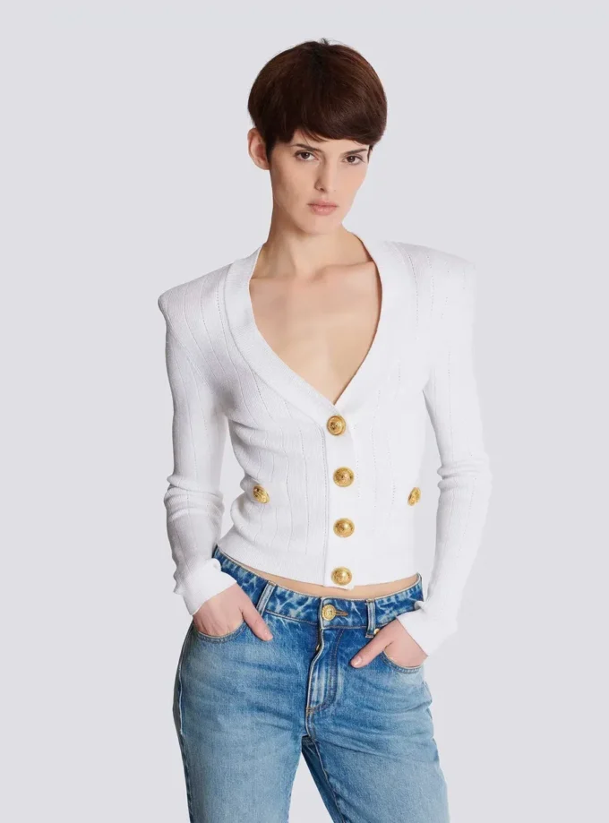 Kurze Strickjacke Kurze Strickjacke