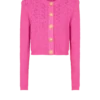Kurze Strickjacke mit Monogramm Kurze Strickjacke mit Monogramm