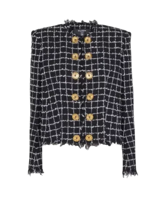 Kurze Tweedjacke