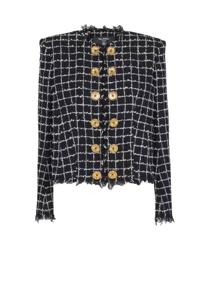 Kurze Tweedjacke Kurze Tweedjacke