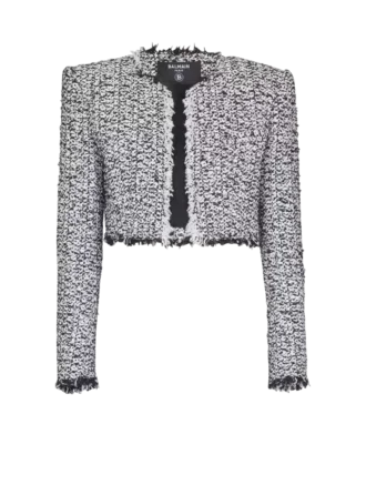 Kurze Tweedjacke