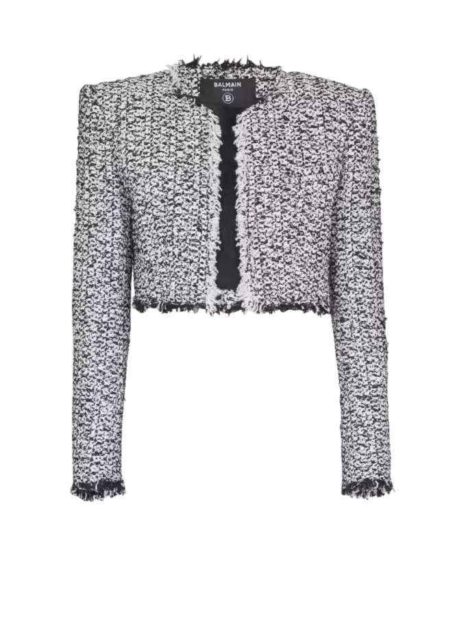 Kurze Tweedjacke Kurze Tweedjacke