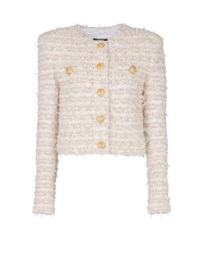 Kurze Tweedjacke