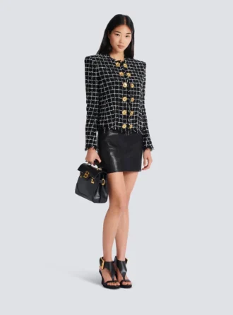 Kurze Tweedjacke