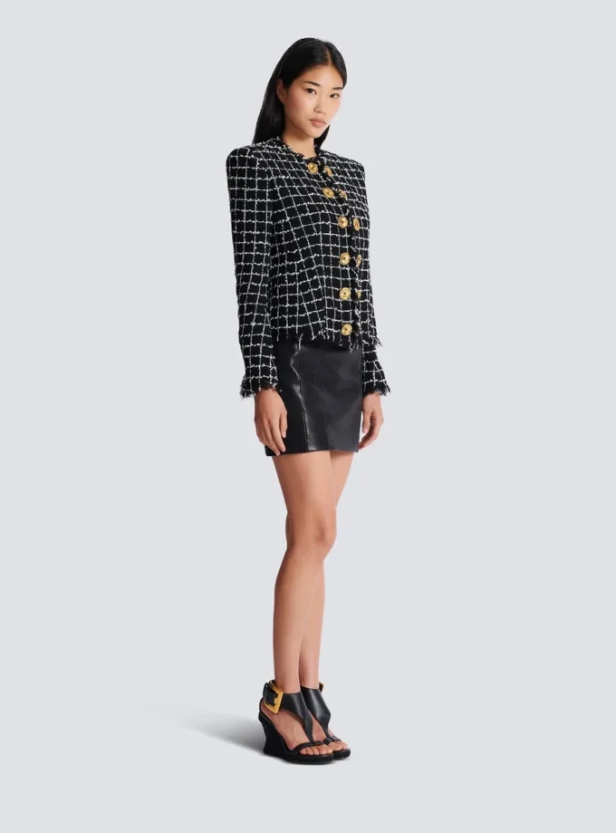 Kurze Tweedjacke Kurze Tweedjacke
