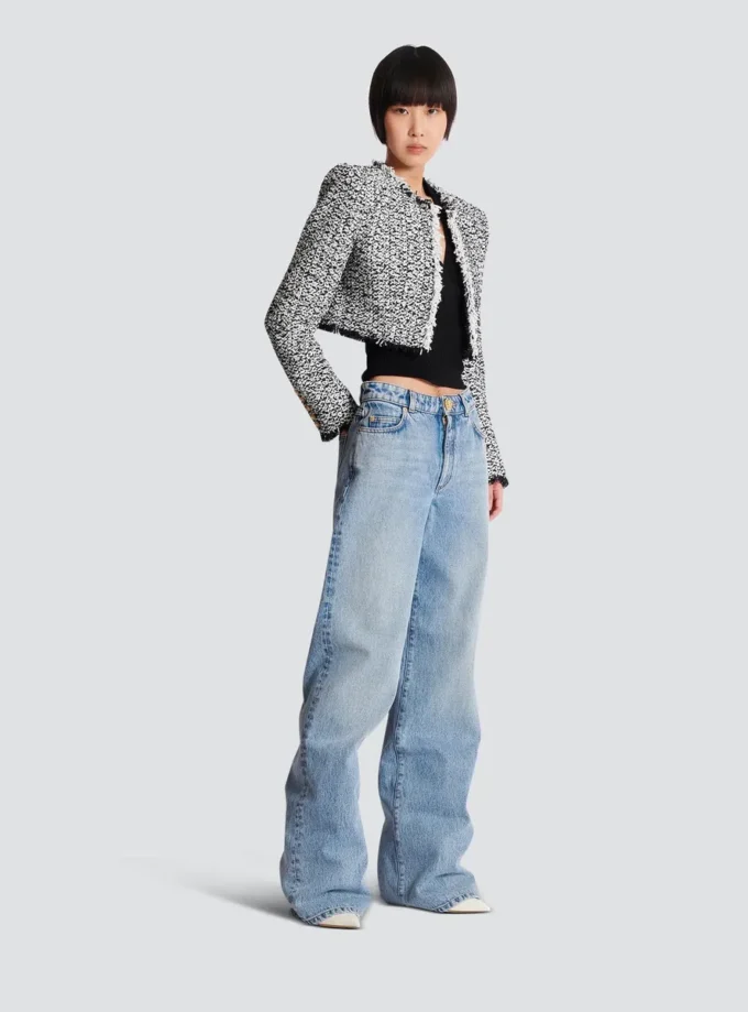 Kurze Tweedjacke Kurze Tweedjacke