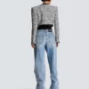 Kurze Tweedjacke Kurze Tweedjacke