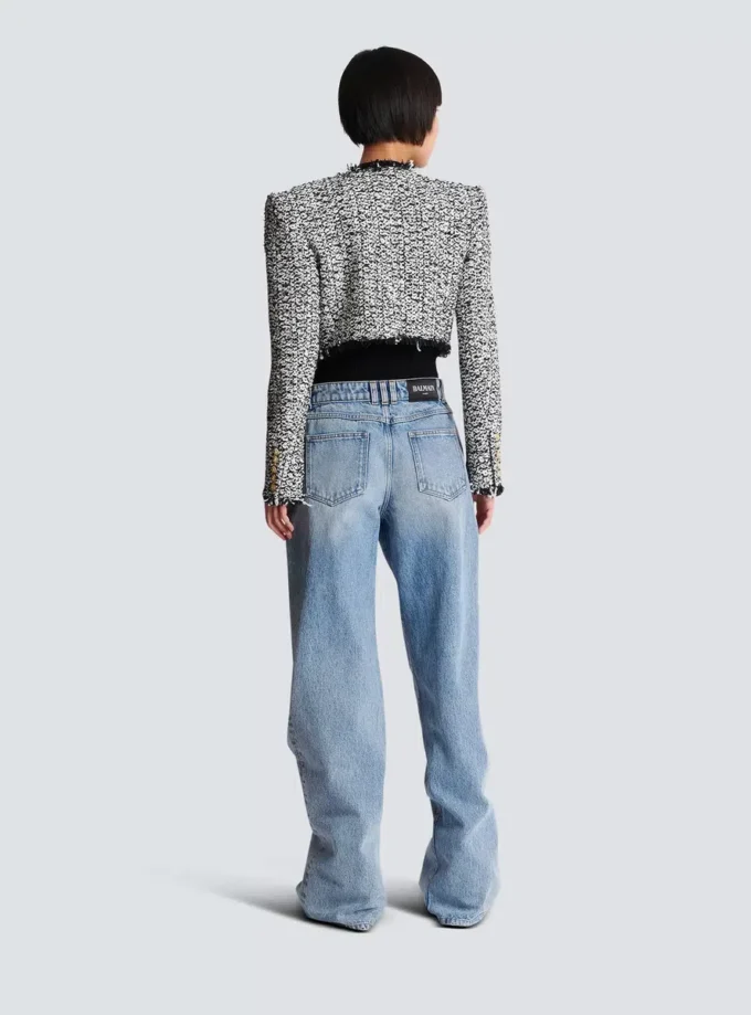 Kurze Tweedjacke Kurze Tweedjacke
