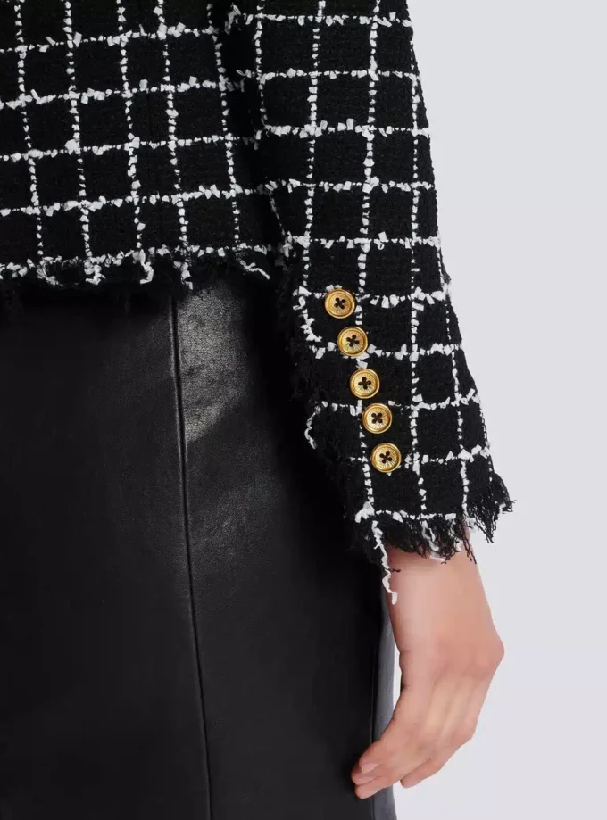 Kurze Tweedjacke Kurze Tweedjacke