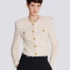 Kurze Tweedjacke