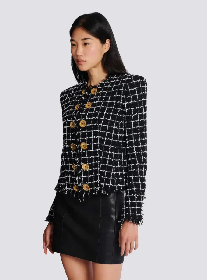 Kurze Tweedjacke Kurze Tweedjacke