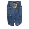 Kurzer Jeansrock mit Gürtel Kurzer Jeansrock mit Gürtel