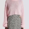 Kurzer Mohairpullover Kurzer Mohairpullover