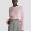Kurzer Mohairpullover Kurzer Mohairpullover