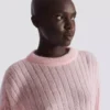 Kurzer Mohairpullover Kurzer Mohairpullover