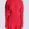 Kurzes ausgestelltes Strickkleid Kurzes ausgestelltes Strickkleid