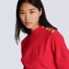 Kurzes ausgestelltes Strickkleid Kurzes ausgestelltes Strickkleid