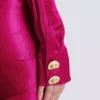 Kurzes, drapiertes Interlock-Jerseykleid Kurzes, drapiertes Interlock-Jerseykleid