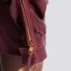 Kurzes Kapuzenkleid aus gewaschenem Lammfell Kurzes Kapuzenkleid aus gewaschenem Lammfell