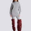 Kurzes Kaschmir-Pulloverkleid Kurzes Kaschmir-Pulloverkleid