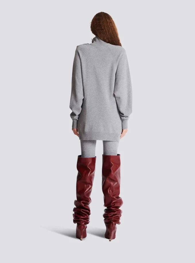 Kurzes Kaschmir-Pulloverkleid Kurzes Kaschmir-Pulloverkleid