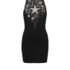 Kurzes Kleid mit Sternenstickerei Kurzes Kleid mit Sternenstickerei
