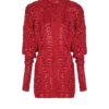 Kurzes Kleid mit Zebra-Pailletten Kurzes Kleid mit Zebra-Pailletten