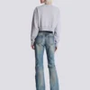 Kurzes Sweatshirt aus bedruckter Baumwolle Kurzes Sweatshirt aus bedruckter Baumwolle