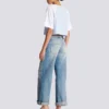 Kurzes T-Shirt mit Balmain Paris-Print Kurzes T-Shirt mit Balmain Paris-Print