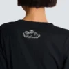 Kurzes T-Shirt mit Krawatte Kurzes T-Shirt mit Krawatte