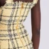 Kurzes Trägerkleid aus Glitzertweed Kurzes Trägerkleid aus Glitzertweed