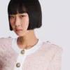 Kurzärmelige Strickjacke Kurzärmelige Strickjacke