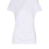 Kurzärmeliges, drapiertes Jersey-T-Shirt Kurzärmeliges, drapiertes Jersey-T-Shirt