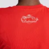 Kurzärmeliges, drapiertes Jersey-T-Shirt Kurzärmeliges, drapiertes Jersey-T-Shirt