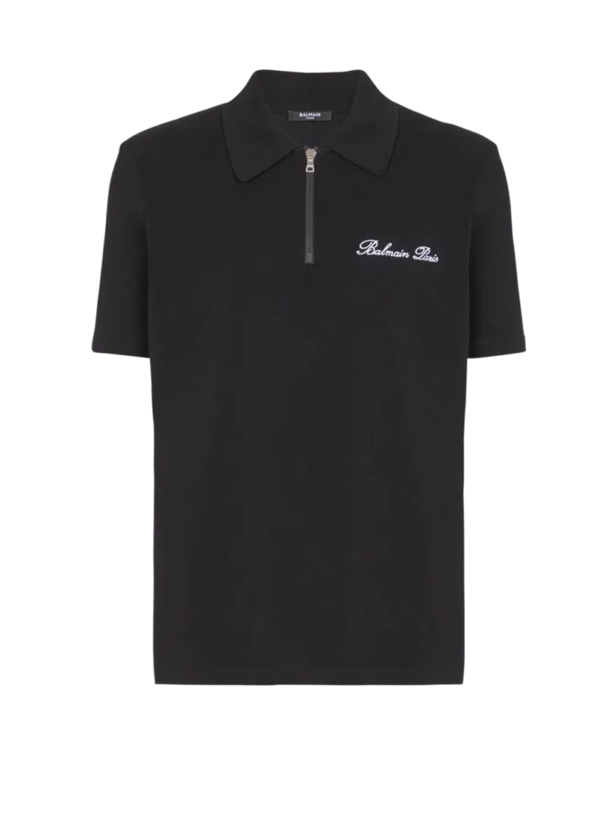 Kurzärmeliges Poloshirt mit Stickerei Kurzärmeliges Poloshirt mit Stickerei