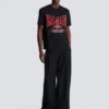 Kurzärmeliges T-Shirt mit aufgedrucktem Balmain College-Logo Kurzärmeliges T-Shirt mit aufgedrucktem Balmain College-Logo