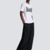 Kurzärmeliges T-Shirt mit aufgedrucktem Balmain College-Logo